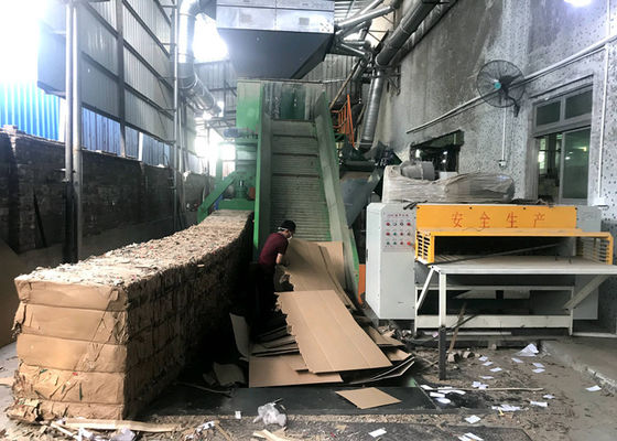 عملية إنتاج محطم الموجات إلى حزمة التعبئة حجم 250 * 1500mm