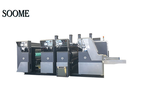 الصندوق المموجة Flexo 1 طابعة ملونة Slotter قطعة الموت لجعل الصندوق بيتزا
