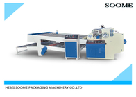 خط إنتاج الورق المقوى المموج 1800 مم مع آلة المعبئ لإنتاج طبقة واحدة