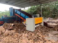 1t/Hour 1500 Gear Drive Carton Box Shredder Machine For Waste Paper Packing Station